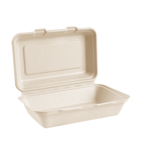 1000ml Bagasse Lunch Box - 图片 2