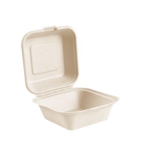 6'' Bagasse Hamburger Box