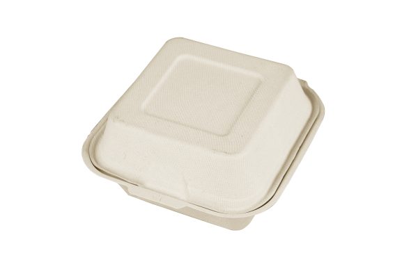 6'' Bagasse Hamburger Box - 图片 2